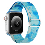 Gemustertes Nylon Ersatz Uhrenarmband, Für Apple Watch SE 2023 44mm, Für Apple Watch Ultra 49mm, Für Apple Watch SE 2023 40mm, Für Apple Watch 8 41mm, Für Apple Watch 8 45mm, Für Apple Watch Ultra 2 49mm