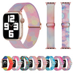 Gemustertes Nylon Ersatz Uhrenarmband, Für Apple Watch 4 44mm, Für Apple Watch 4 40mm, Für Apple Watch 3 38mm, Für Apple Watch 3 42mm, Für Apple Watch 2 42mm, Für Apple Watch 2 38mm