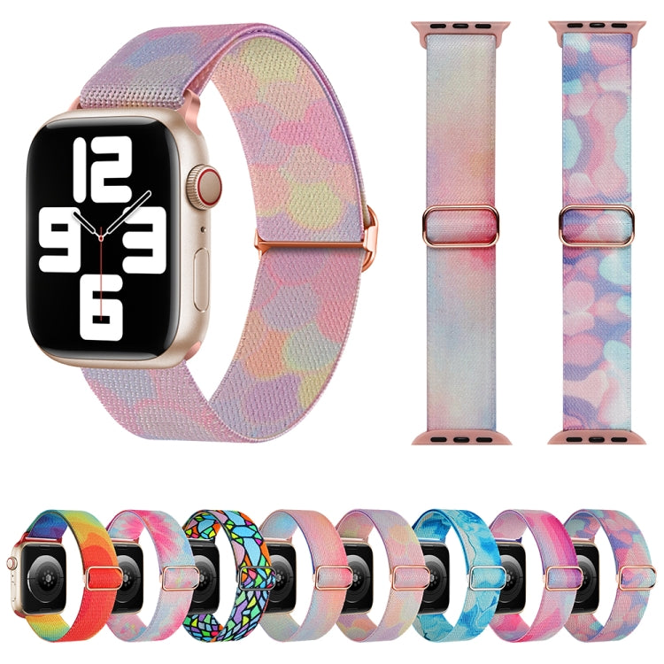 Gemustertes Nylon Ersatz Uhrenarmband, Für Apple Watch 4 44mm, Für Apple Watch 4 40mm, Für Apple Watch 3 38mm, Für Apple Watch 3 42mm, Für Apple Watch 2 42mm, Für Apple Watch 2 38mm