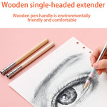 Adjustable Wooden Double Ended Pencil Extender To Lengthen The Pen Barrel