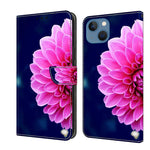 Crystal 3D Shockproof Protective Leather Phone Case, For iPhone 13 / 14, For iPhone 15 Pro