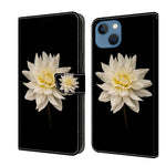 Crystal 3D Shockproof Protective Leather Phone Case, For iPhone 13 / 14, For iPhone 15 Pro