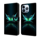 Crystal 3D Shockproof Protective Leather Phone Case, For iPhone 12 Pro Max / 13 Pro Max, For iPhone 13 Pro