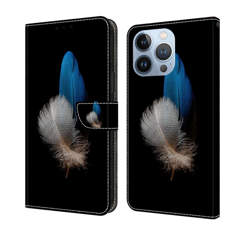 Crystal 3D Shockproof Protective Leather Phone Case, For iPhone 12 Pro Max / 13 Pro Max, For iPhone 13 Pro