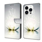 Crystal 3D Shockproof Protective Leather Phone Case, For iPhone 14 Pro, For iPhone 15 Plus