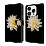Crystal 3D Shockproof Protective Leather Phone Case, For iPhone 14 Pro, For iPhone 15 Plus
