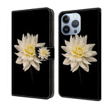 Crystal 3D Shockproof Protective Leather Phone Case, For iPhone 14 Pro Max, For iPhone 15