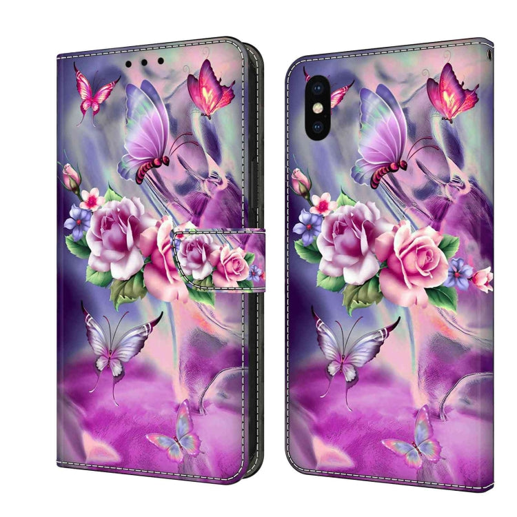 Crystal 3D Shockproof Protective Leather Phone Case, For iPhone 11 Pro, For iPhone X / XS