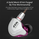 CCA CCA-C10 3,5mm vergoldeter Stecker Zehnfach Hybrid kabelgesteuerter In-Ear-Kopfhörer, mit Mikrofon, ohne Mikrofon