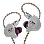 CCA CCA-C10 3,5mm vergoldeter Stecker Zehnfach Hybrid kabelgesteuerter In-Ear-Kopfhörer, mit Mikrofon, ohne Mikrofon