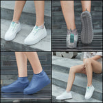 Rutschfester, verdickter, verschleißfester, wasserdichter Schuh-Stiefelüberzug aus Silikon, S, M, L