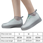 Rutschfester, verdickter, verschleißfester, wasserdichter Schuh-Stiefelüberzug aus Silikon, S, M, L
