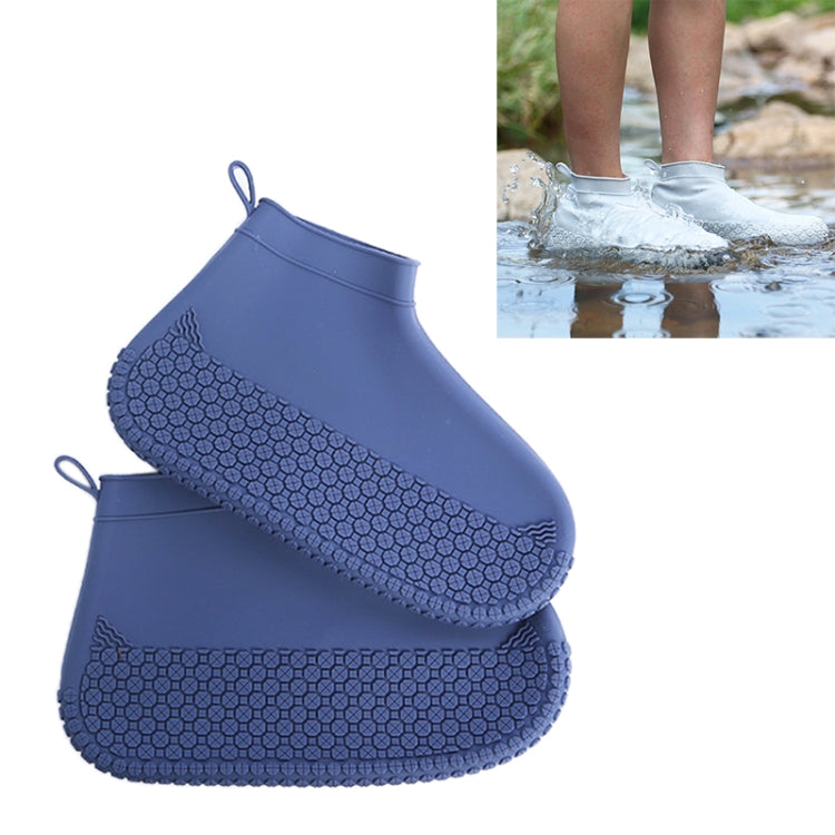 Rutschfester, verdickter, verschleißfester, wasserdichter Schuh-Stiefelüberzug aus Silikon, S, M, L