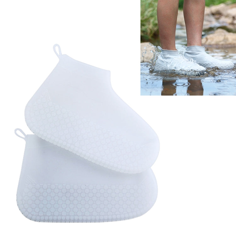 Rutschfester, verdickter, verschleißfester, wasserdichter Schuh-Stiefelüberzug aus Silikon, S, M, L
