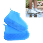 Rutschfester, verdickter, verschleißfester, wasserdichter Schuh-Stiefelüberzug aus Silikon, S, M, L