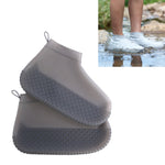 Rutschfester, verdickter, verschleißfester, wasserdichter Schuh-Stiefelüberzug aus Silikon, S, M, L