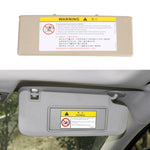 For Peugeot 308 2010-2022 Left-hand Drive Car Sun Visor Makeup Mirror Cover 98177070, For Peugeot 308 2010-2022 (Black), For Peugeot 308 2010-2022 (Dark Beige), For Peugeot 308 2010-2022 (Light Beige), For Peugeot 308 2010-2022 (Grey)                  ...