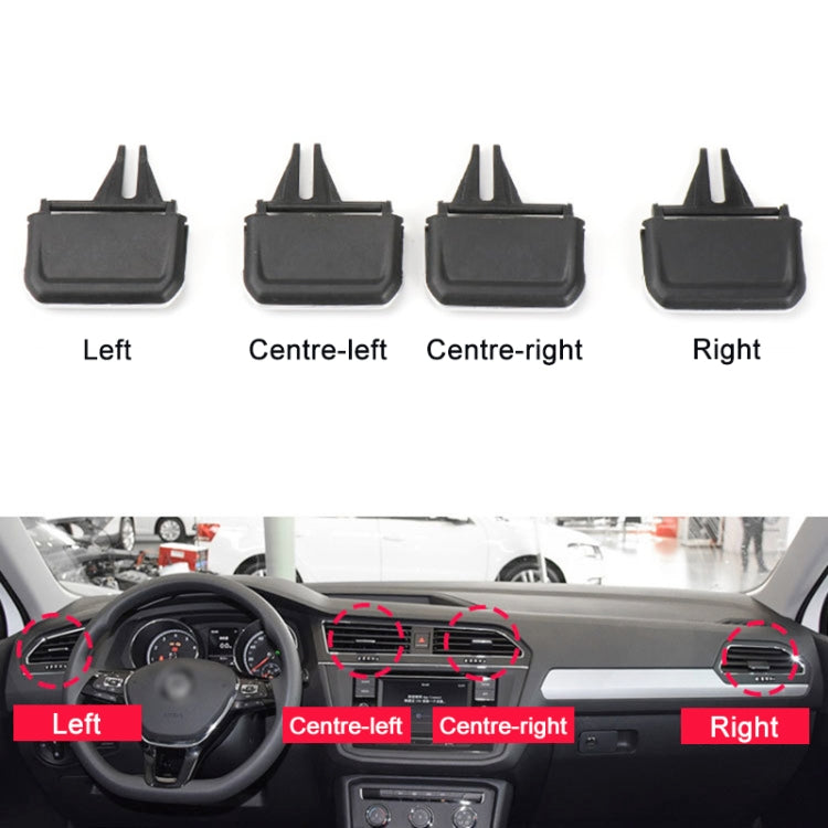 Car Air Conditioning Air Outlet Paddle, Left Driving, For Volkswagen Tiguan L 17-21