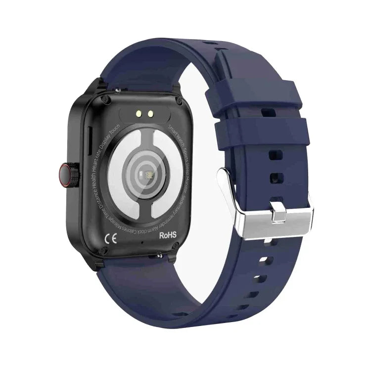 ET540 1,91 Zoll IP67 wasserdichte Smartwatch mit Silikonarmband, unterstützt EKG / nicht-invasive Blutzuckermessung, ET540 (Blau), ET540 (Rot)