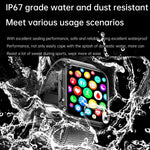 ET540 1,91 Zoll IP67 wasserdichte Smartwatch mit Silikonarmband, unterstützt EKG / nicht-invasive Blutzuckermessung, ET540 (Blau), ET540 (Rot)