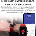 ET540 1,91 Zoll IP67 wasserdichte Smartwatch mit Silikonarmband, unterstützt EKG / nicht-invasive Blutzuckermessung, ET540 (Blau), ET540 (Rot)