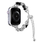 Perlenarmband Metallarmband, Für Apple Watch SE 2023 44mm, Für Apple Watch Ultra 49mm, Für Apple Watch 8 41mm, Für Apple Watch SE 2023 40mm, Für Apple Watch Ultra 2 49mm, Für Apple Watch 8 45mm, Für Apple Watch SE 2022 40mm