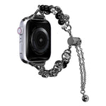 Perlenarmband Metallarmband, Für Apple Watch SE 2023 44mm, Für Apple Watch Ultra 49mm, Für Apple Watch 8 41mm, Für Apple Watch SE 2023 40mm, Für Apple Watch Ultra 2 49mm, Für Apple Watch 8 45mm, Für Apple Watch SE 2022 40mm