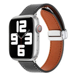Magnetverschluss, Lederarmband in angenehmer Haptik, für Apple Watch Serie 4 (40 mm), Apple Watch (38 mm), Apple Watch Serie 3 (38 mm), Apple Watch Serie 3 (42 mm), Apple Watch Serie 2 (42 mm) und Apple Watch Serie 2 (38 mm)