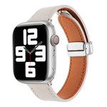 Magnetverschluss, Lederarmband in angenehmer Haptik, für Apple Watch Serie 4 (40 mm), Apple Watch (38 mm), Apple Watch Serie 3 (38 mm), Apple Watch Serie 3 (42 mm), Apple Watch Serie 2 (42 mm) und Apple Watch Serie 2 (38 mm)