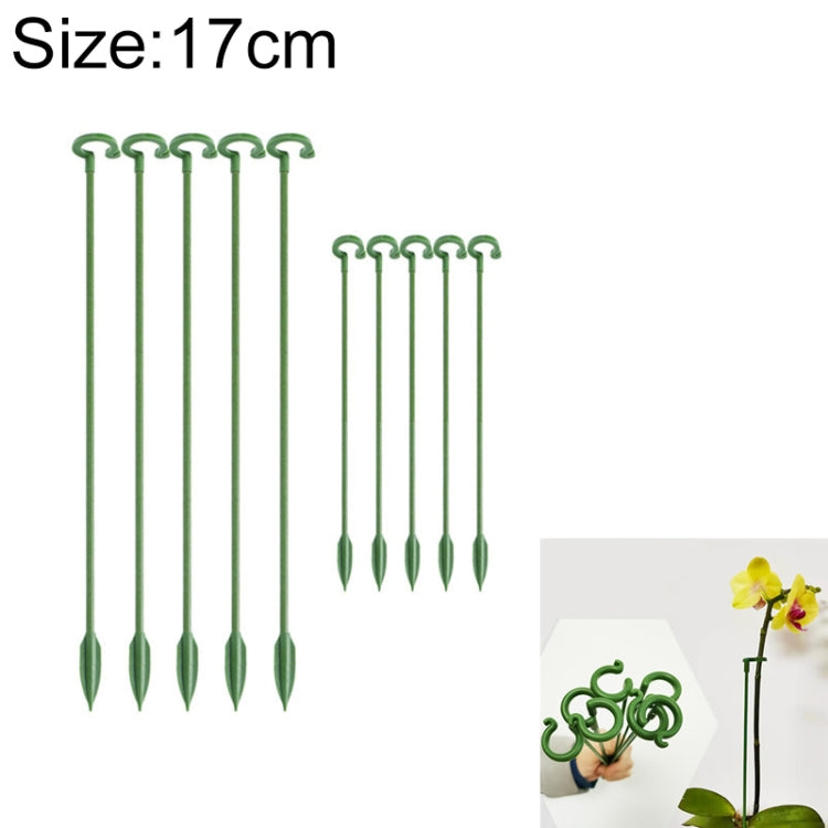 10 Stück Pflanztöpfe Blumenform Stützstange Feste Anti-Lagerung Blattschutzrahmen, 17cm, 27cm, 37cm, 48cm, 58cm