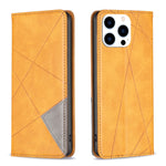 Handyhülle aus magnetischem Leder mit Rautenmuster, für iPhone 17 Pro Max, für iPhone 17 Pro, für iPhone 17, für iPhone Air, für iPhone 16 Pro Max, für iPhone 16 Pro, für iPhone 16 Plus, für iPhone 16