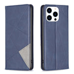 Handyhülle aus magnetischem Leder mit Rautenmuster, für iPhone 17 Pro Max, für iPhone 17 Pro, für iPhone 17, für iPhone Air, für iPhone 16 Pro Max, für iPhone 16 Pro, für iPhone 16 Plus, für iPhone 16