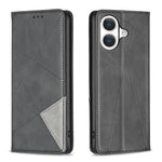 Handyhülle aus magnetischem Leder mit Rautenmuster, für iPhone 17 Pro Max, für iPhone 17 Pro, für iPhone 17, für iPhone Air, für iPhone 16 Pro Max, für iPhone 16 Pro, für iPhone 16 Plus, für iPhone 16