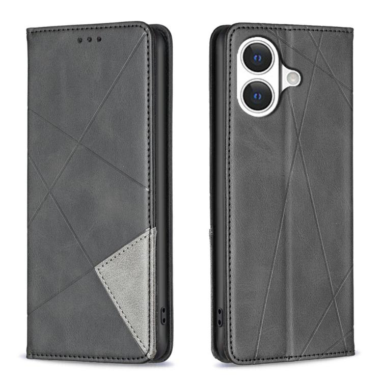 Handyhülle aus magnetischem Leder mit Rautenmuster, für iPhone 17 Pro Max, für iPhone 17 Pro, für iPhone 17, für iPhone Air, für iPhone 16 Pro Max, für iPhone 16 Pro, für iPhone 16 Plus, für iPhone 16