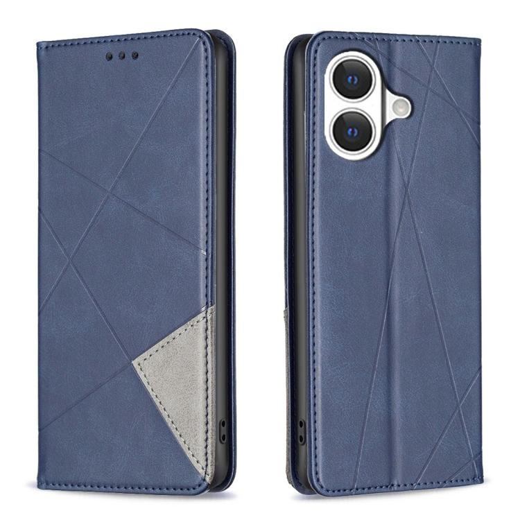 Handyhülle aus magnetischem Leder mit Rautenmuster, für iPhone 17 Pro Max, für iPhone 17 Pro, für iPhone 17, für iPhone Air, für iPhone 16 Pro Max, für iPhone 16 Pro, für iPhone 16 Plus, für iPhone 16