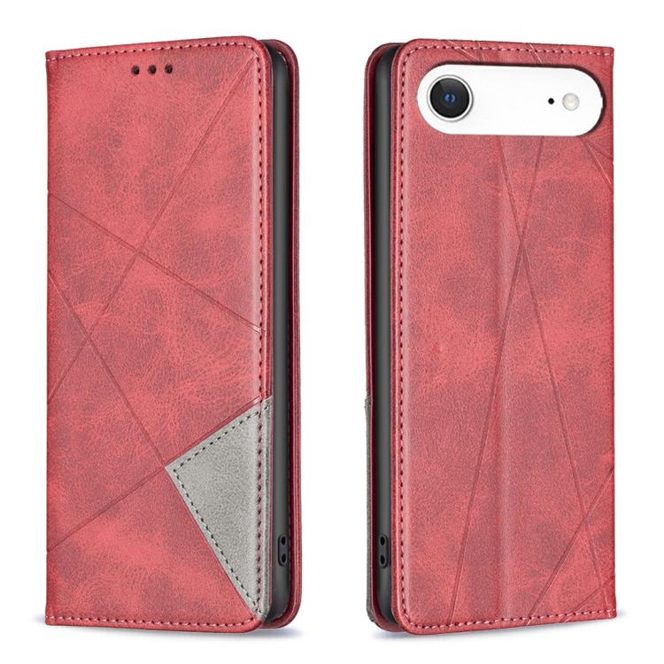 Handyhülle aus magnetischem Leder mit Rautenmuster, für iPhone 17 Pro Max, für iPhone 17 Pro, für iPhone 17, für iPhone Air, für iPhone 16 Pro Max, für iPhone 16 Pro, für iPhone 16 Plus, für iPhone 16