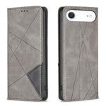 Handyhülle aus magnetischem Leder mit Rautenmuster, für iPhone 17 Pro Max, für iPhone 17 Pro, für iPhone 17, für iPhone Air, für iPhone 16 Pro Max, für iPhone 16 Pro, für iPhone 16 Plus, für iPhone 16