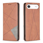 Handyhülle aus magnetischem Leder mit Rautenmuster, für iPhone 17 Pro Max, für iPhone 17 Pro, für iPhone 17, für iPhone Air, für iPhone 16 Pro Max, für iPhone 16 Pro, für iPhone 16 Plus, für iPhone 16
