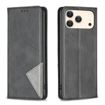 Handyhülle aus magnetischem Leder mit Rautenmuster, für iPhone 17 Pro Max, für iPhone 17 Pro, für iPhone 17, für iPhone Air, für iPhone 16 Pro Max, für iPhone 16 Pro, für iPhone 16 Plus, für iPhone 16