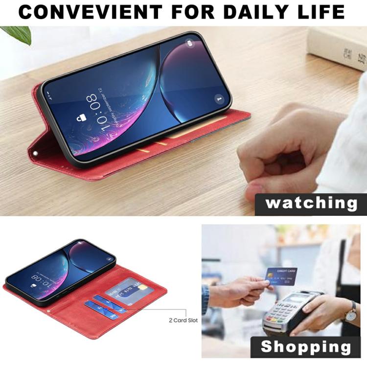 Handyhülle aus magnetischem Leder mit Rautenmuster, für iPhone 17 Pro Max, für iPhone 17 Pro, für iPhone 17, für iPhone Air, für iPhone 16 Pro Max, für iPhone 16 Pro, für iPhone 16 Plus, für iPhone 16