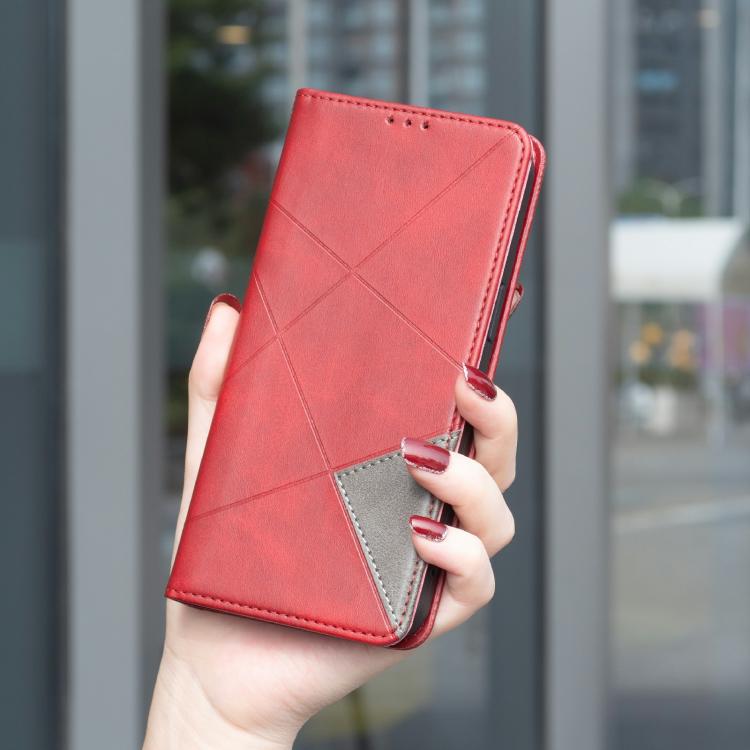 Handyhülle aus magnetischem Leder mit Rautenmuster, für iPhone 17 Pro Max, für iPhone 17 Pro, für iPhone 17, für iPhone Air, für iPhone 16 Pro Max, für iPhone 16 Pro, für iPhone 16 Plus, für iPhone 16