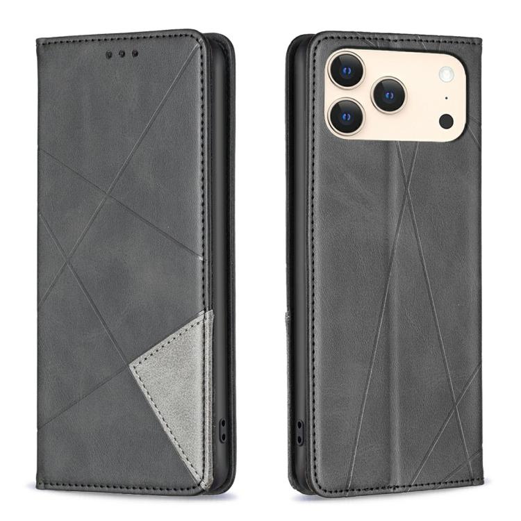 Handyhülle aus magnetischem Leder mit Rautenmuster, für iPhone 17 Pro Max, für iPhone 17 Pro, für iPhone 17, für iPhone Air, für iPhone 16 Pro Max, für iPhone 16 Pro, für iPhone 16 Plus, für iPhone 16