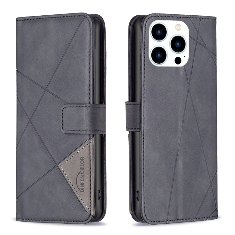 Magnetische Schnalle Rauten Textur Leder Handyhülle, Für iPhone 17 Pro Max, Für iPhone 17 Pro, Für iPhone 17, Für iPhone Air, Für iPhone 16 Pro Max, Für iPhone 16 Pro, Für iPhone 16 Plus, Für iPhone 16