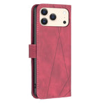 Magnetische Schnalle Rauten Textur Leder Handyhülle, Für iPhone 17 Pro Max, Für iPhone 17 Pro, Für iPhone 17, Für iPhone Air, Für iPhone 16 Pro Max, Für iPhone 16 Pro, Für iPhone 16 Plus, Für iPhone 16