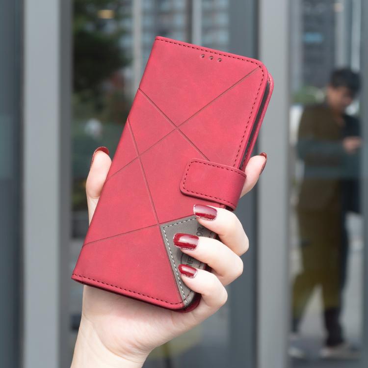 Magnetische Schnalle Rauten Textur Leder Handyhülle, Für iPhone 17 Pro Max, Für iPhone 17 Pro, Für iPhone 17, Für iPhone Air, Für iPhone 16 Pro Max, Für iPhone 16 Pro, Für iPhone 16 Plus, Für iPhone 16