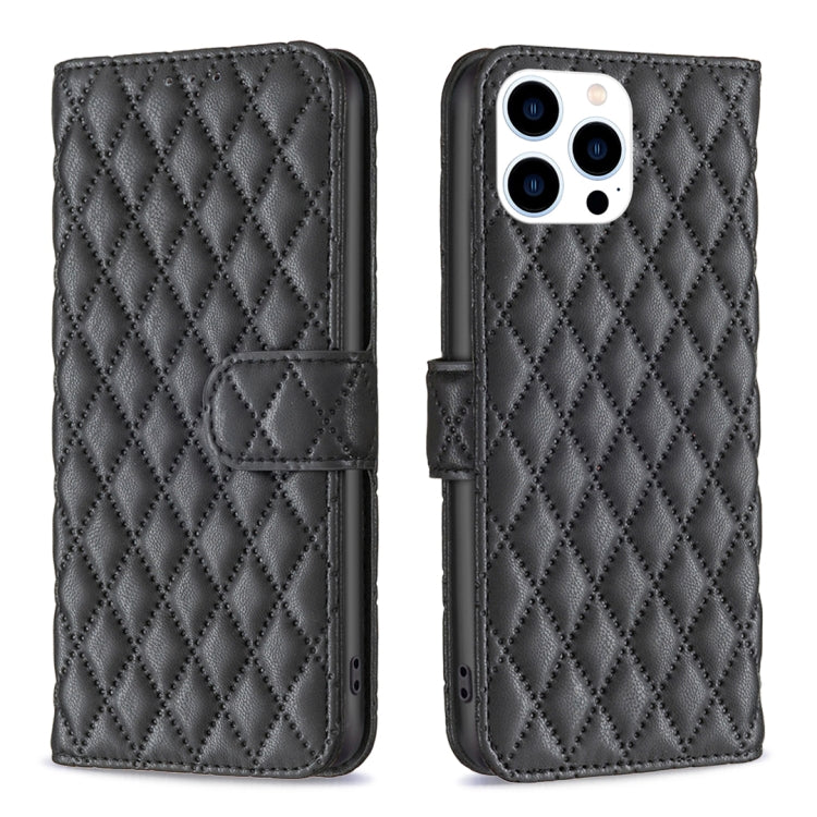 Handyhülle aus Rindsleder mit Diamantgitter und Klappfunktion, für iPhone 17 Pro Max, für iPhone 17 Pro, für iPhone 17, für iPhone Air, für iPhone 16 Pro Max, für iPhone 16 Pro, für iPhone 16 Plus, für iPhone 16
