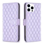 Handyhülle aus Rindsleder mit Diamantgitter und Klappfunktion, für iPhone 17 Pro Max, für iPhone 17 Pro, für iPhone 17, für iPhone Air, für iPhone 16 Pro Max, für iPhone 16 Pro, für iPhone 16 Plus, für iPhone 16