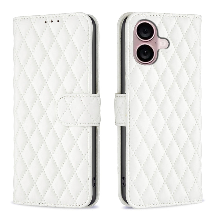 Handyhülle aus Rindsleder mit Diamantgitter und Klappfunktion, für iPhone 17 Pro Max, für iPhone 17 Pro, für iPhone 17, für iPhone Air, für iPhone 16 Pro Max, für iPhone 16 Pro, für iPhone 16 Plus, für iPhone 16