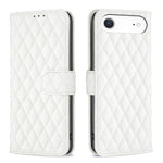Handyhülle aus Rindsleder mit Diamantgitter und Klappfunktion, für iPhone 17 Pro Max, für iPhone 17 Pro, für iPhone 17, für iPhone Air, für iPhone 16 Pro Max, für iPhone 16 Pro, für iPhone 16 Plus, für iPhone 16