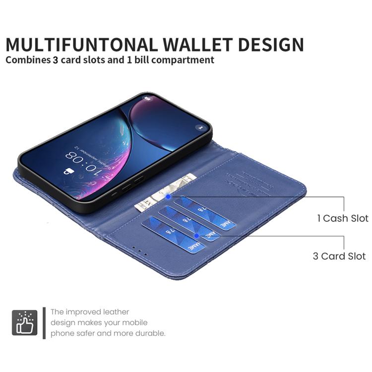 Handyhülle aus Rindsleder mit Diamantgitter und Klappfunktion, für iPhone 17 Pro Max, für iPhone 17 Pro, für iPhone 17, für iPhone Air, für iPhone 16 Pro Max, für iPhone 16 Pro, für iPhone 16 Plus, für iPhone 16